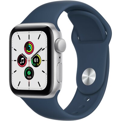 Apple Watch SE GPS 40mm Silver Aluminium Niebieski MKNY3WB/A