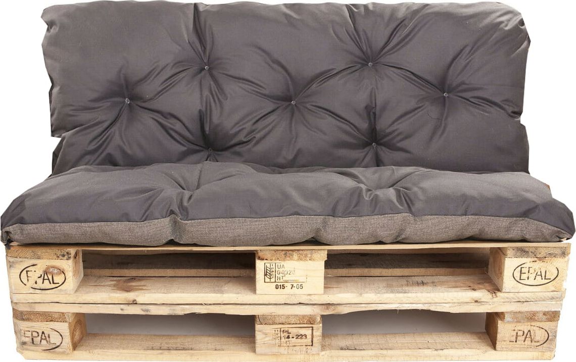 Setgarden Poduszki na palety zestaw poduszek 120x60/40cm poduszki na ławkę huśtawkę