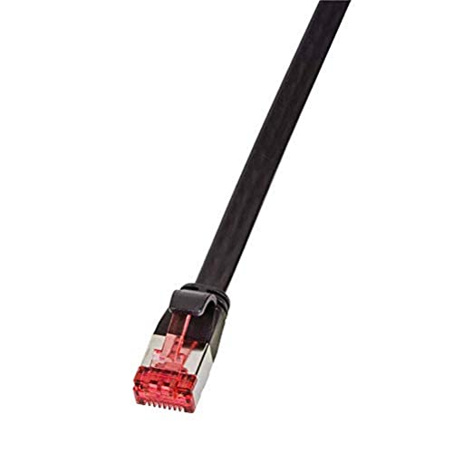 LogiLink Patchcord płaski U/FTP Cat6 3m czarny CF2063S