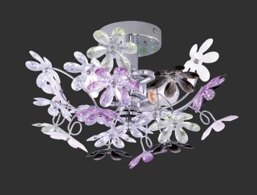 Trio Leuchten Lampa sufitowa chrom 38 cm - Fiore