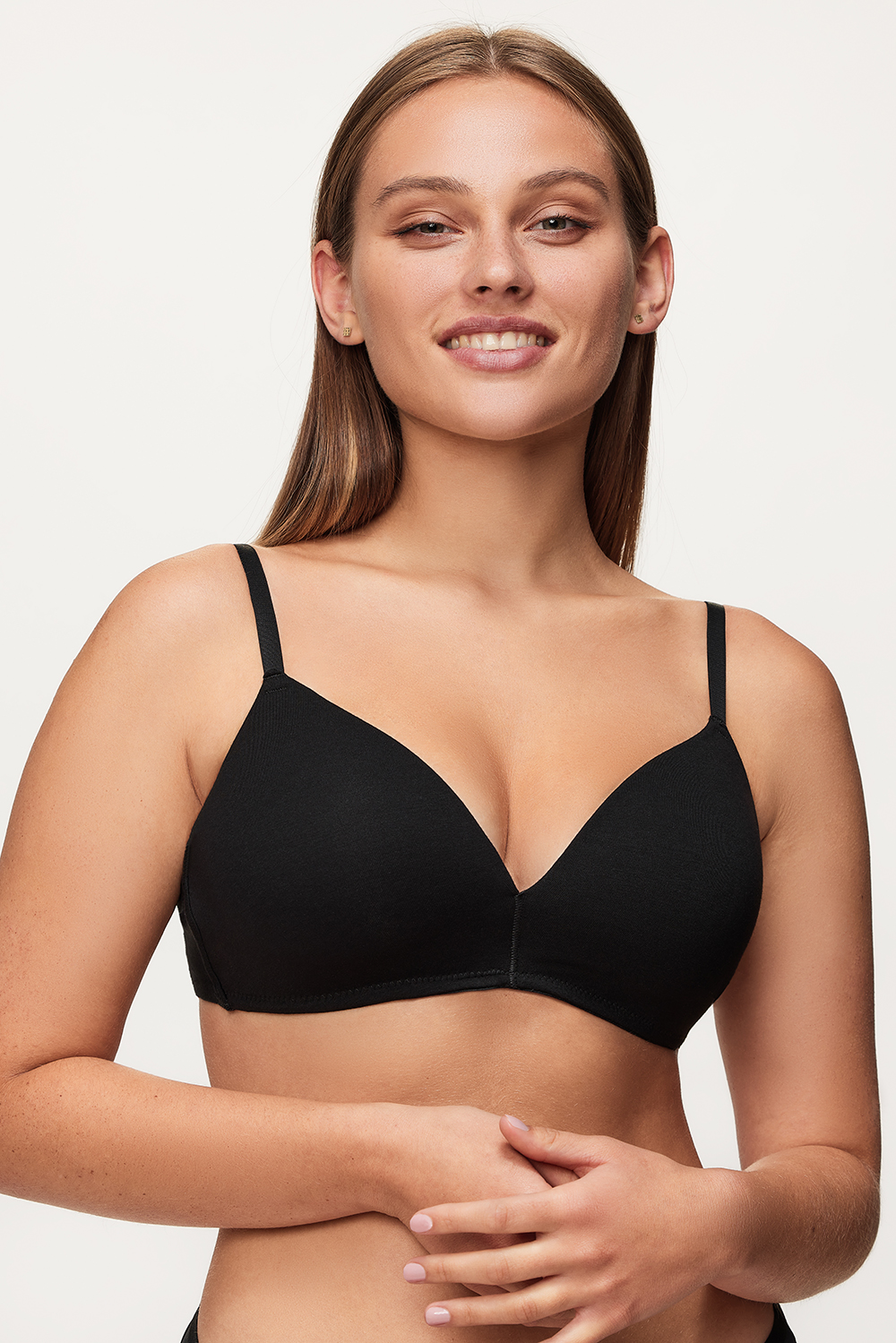 LAUMA lingerie Biustonosz usztywniany Shape Cotton bez fiszbinów