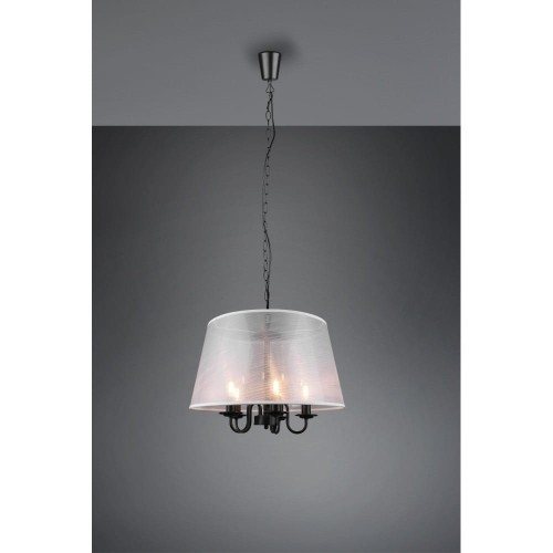 RL Cima lampa wisząca 5-punktowa czarna/biała R31035032