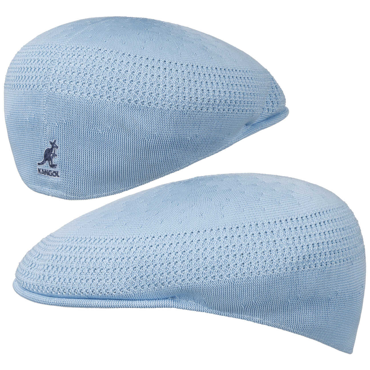 Płaski Kaszkiet 504 Tropic Ventair by Kangol, jasnoniebieski, M (56-57 cm)