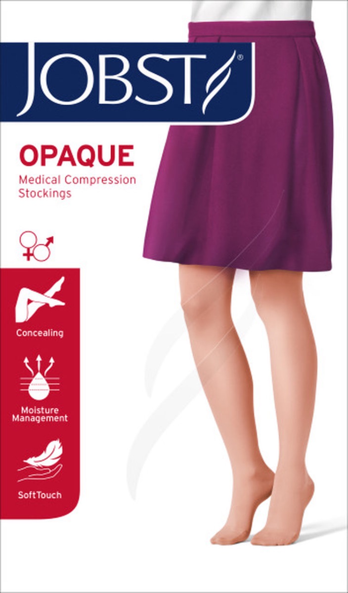 Jobst Jobst Opaque podkolanówki CCL1 kolor naturalny rozmiar VI zamknięte palce 1 para |  od 229zł! Jobst