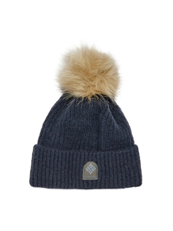 Columbia Czapka Winter Blur Pom Pom Beanie 1862101 Granatowy