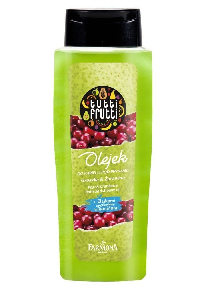 Tutti Frutti TUTTI FRUTTI OLEJEK DO KAPIELI 100ML GRUSZK-ŻURAWINA 5900117006856