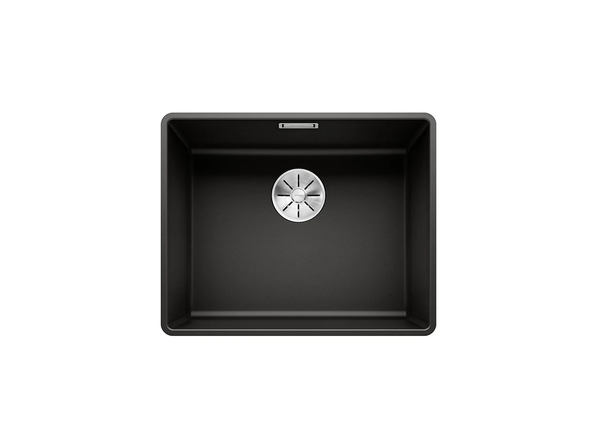 Blanco SUBLINE 500-F Silgranit PuraDur Czarny InFino 525994