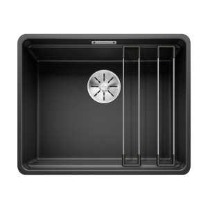 Blanco ETAGON 500-F Silgranit PuraDur Czarny InFino szyny 526349 526349