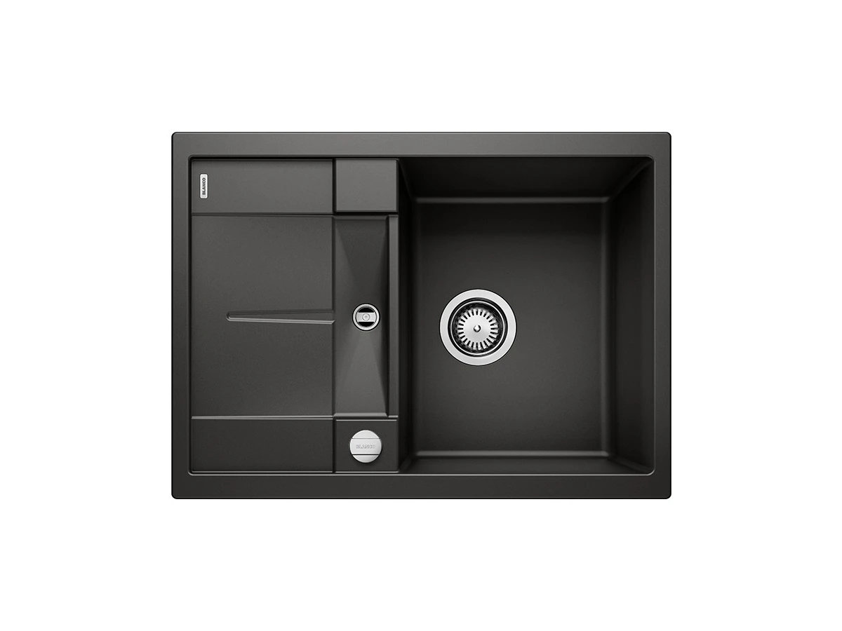 Blanco Zlew METRA 45S Compact Czarny odwracalny korek auto 525913