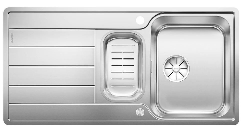 Blanco Zlew CLASSIMO 6S-IF Stal polerowana odwracalny korek auto. PushControl InFino odsączarka stalowa 525329