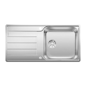 Blanco Zlew CLASSIMO XL 6S-IF Stal polerowana odwracalny korek auto. PushControl InFino 525327