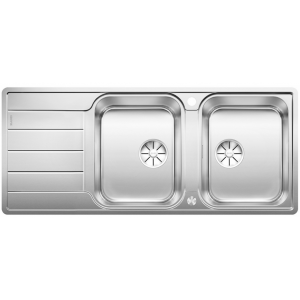 Blanco Zlew CLASSIMO 8S-IF Stal polerowana odwracalny korek auto. PushControl InFino 525332