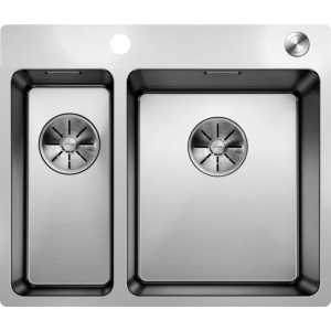 Blanco Zlew ANDANO 340/180-IF/A stal polerowana korek AUTO InFino PushControl) 525247) 525247
