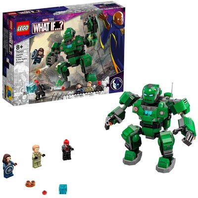 LEGO Marvel Kapitan Carter i Niszczyciel Hydry Klocki 76201