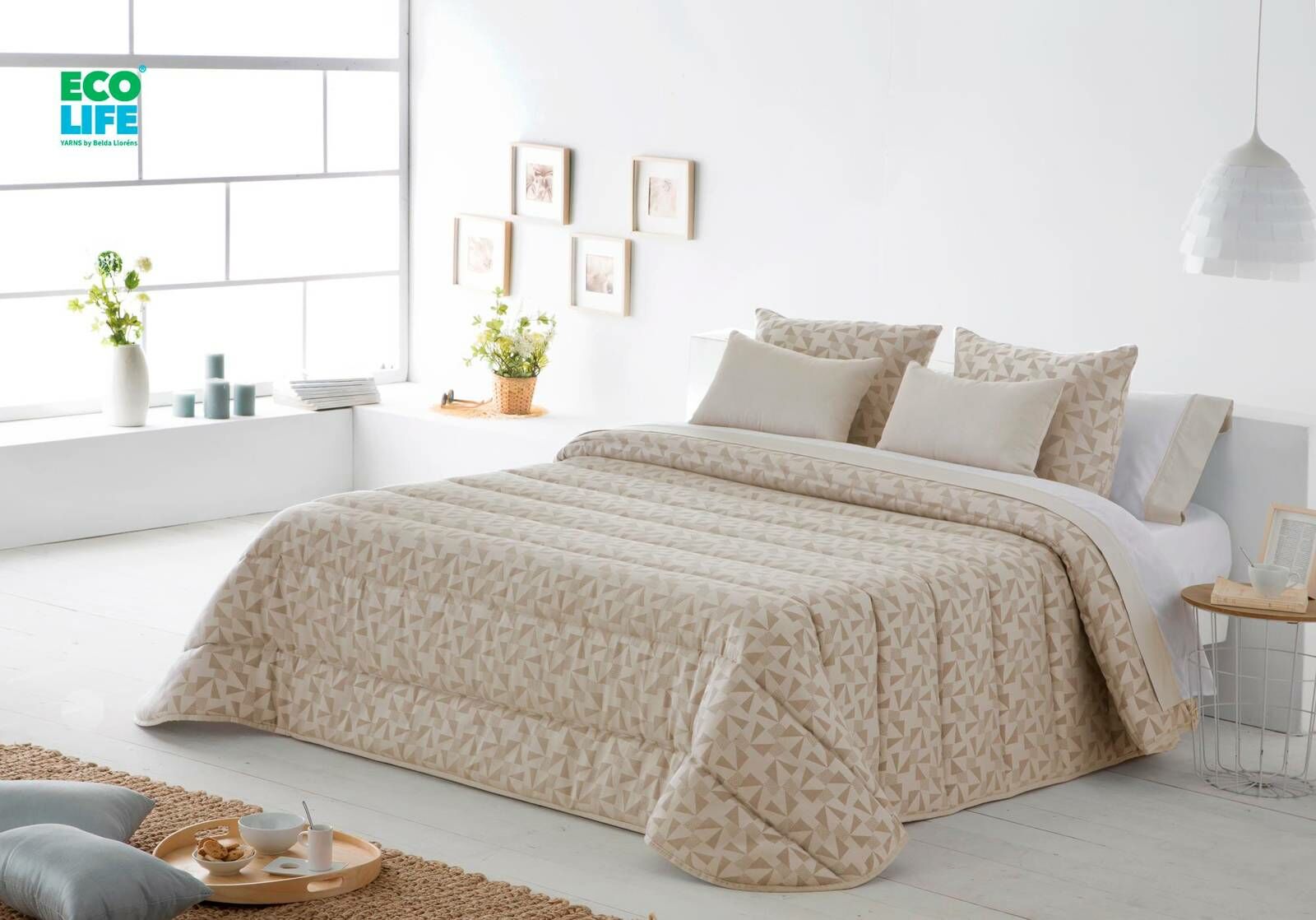 JVR Tejidos Narzuta Abstract Beige