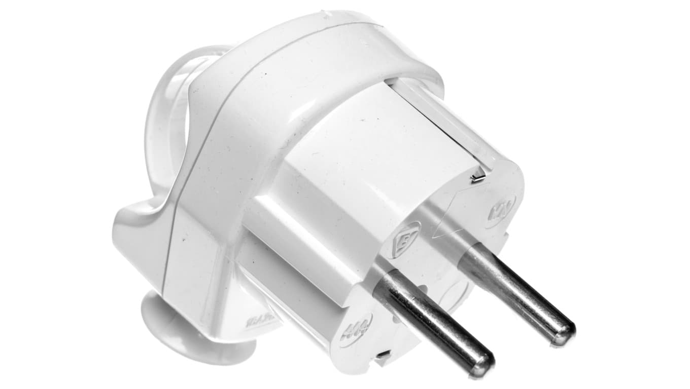 Elektro-Plast Wtyczka kątowa AWA-WN biały 51.55 51.55/EPO