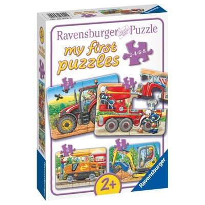 Ravensburger Puzzle 2/4/6/8el W pracy 069545