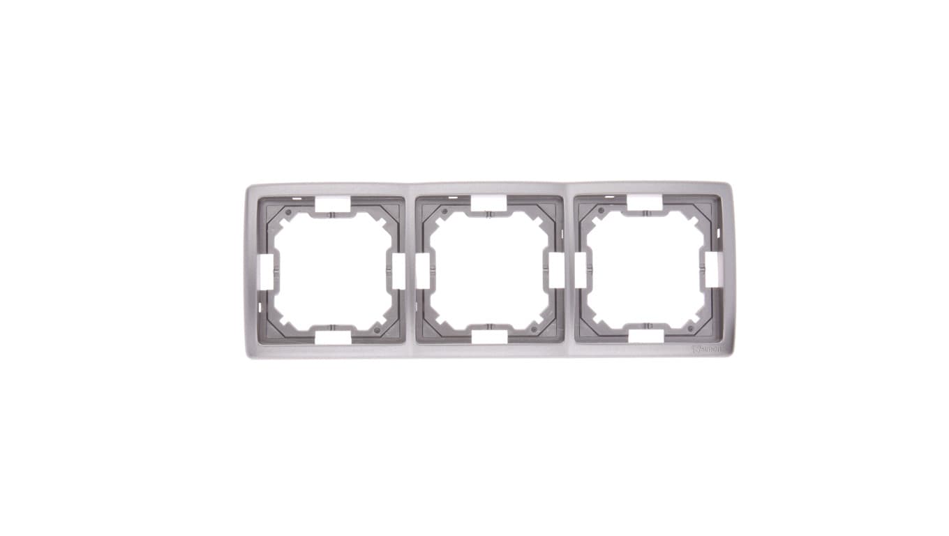 Simon Ramka Basic 3x BMR3/21 inox