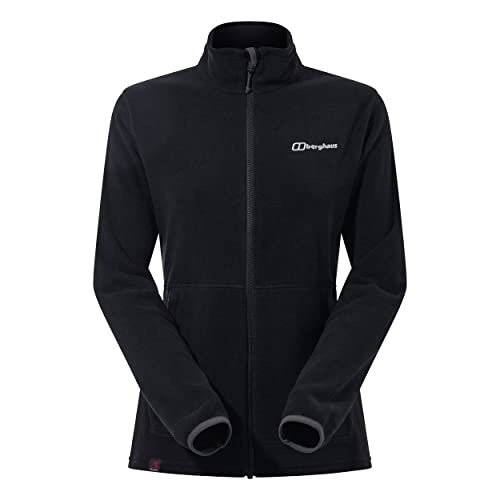 Berghaus Damska kurtka polarowa Prism 2.0 mikrointeraktywna z zamkiem błyskawicznym Czarny Jet Black 10 4A001062BP6