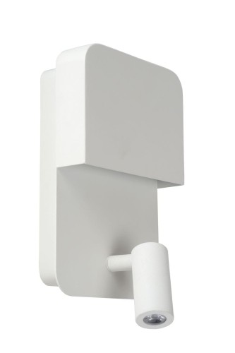 Lucide BOXER Biały kinkiet snake LED 5W z gniazdem USB 79200/08/31 79200/08/31