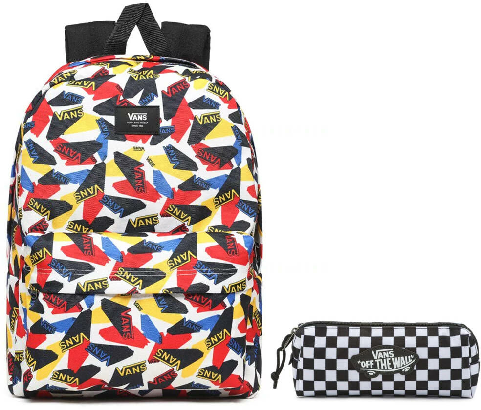 Vans Plecak młodzieżowy szkolny Old Skool III - VN0A3I6RZM7 + piórnik