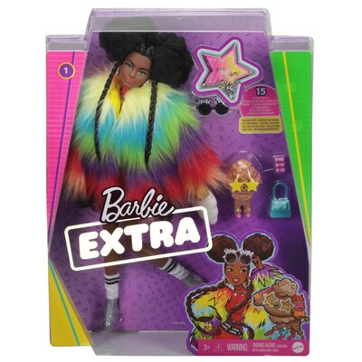 Mattel Lalka Fashionistas Extra Z Pupilem + Akces.