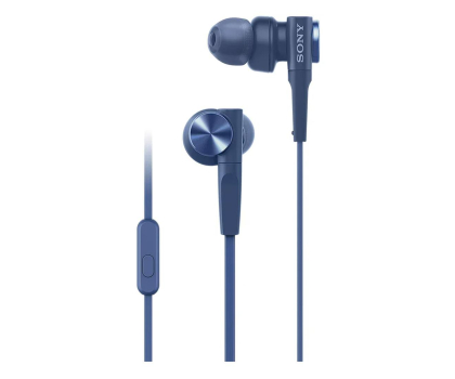 Sony MDR-XB55APL niebieskie