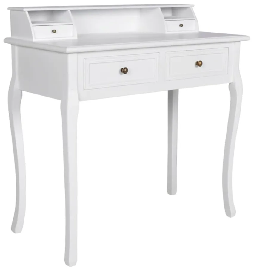 Biały stolik toaletka do makijażu M8-M49