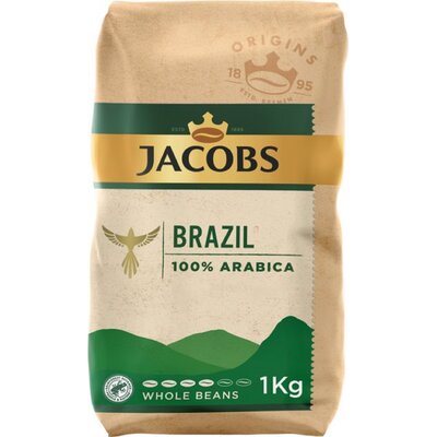 Jacobs Kawa ziarnista Origins Brazil Bright Rounded Arabica 1 kg
