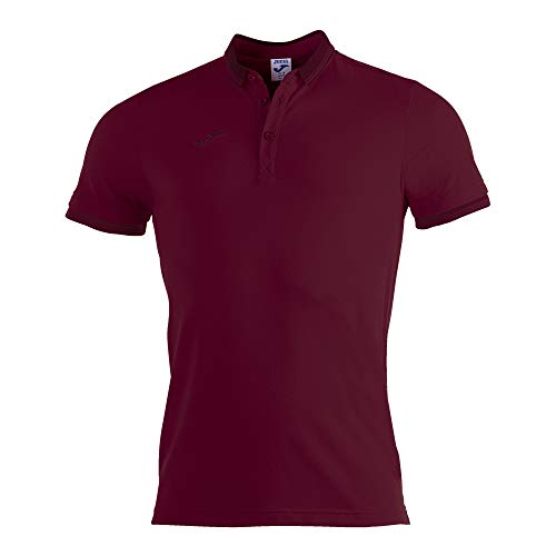 Joma Bali męska koszulka polo czerwony czerwony burgund XXL