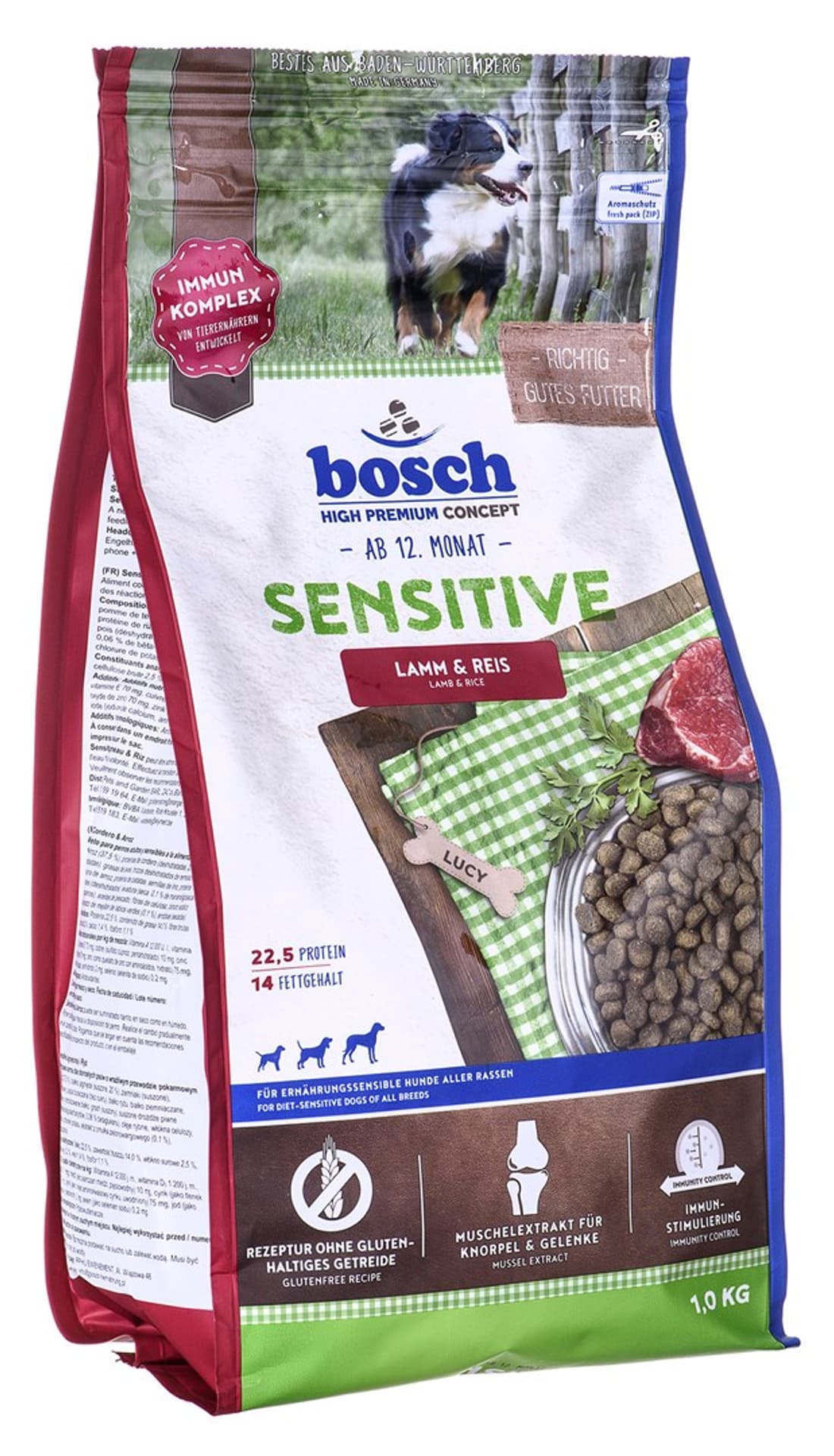 Bosch Petfood Sensitive Lamb & Rice - karma dla psów z wrażliwym żołądkiem z jagnięciną i ryżem 1kg