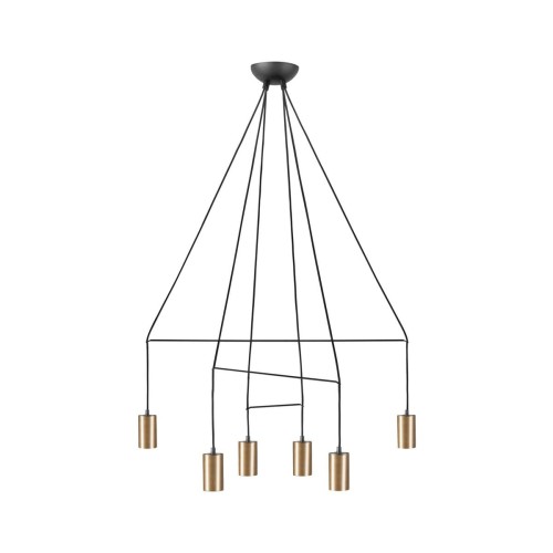 Nowodvorski Lampa Wisząca IMBRIA SOLID BRASS VI7956 Mosiądz