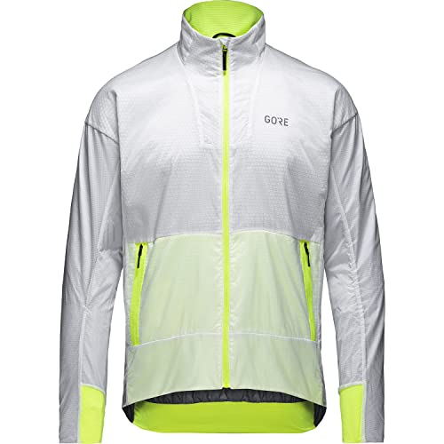 GORE WEAR GORE WEAR Męska kurtka Drive, kurtka męska Biały/neonowy żółty M 100843