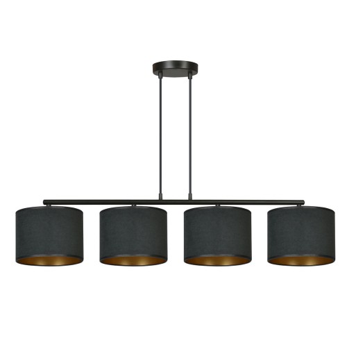 Emibig Hilde lampa wisząca 4-punktowa czarna 1054/4 1054/4