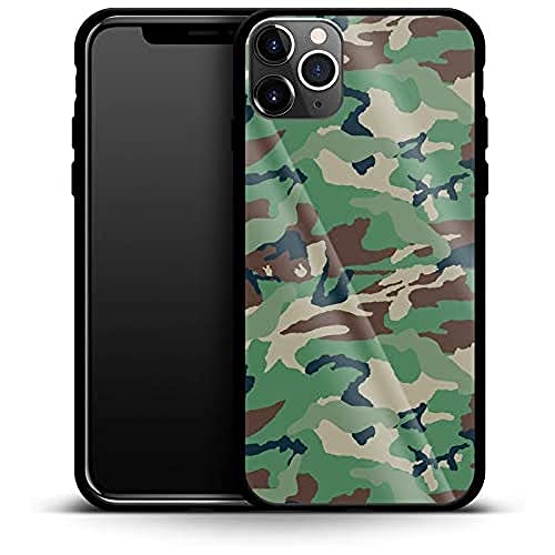 Luksusowe etui na telefon komórkowy Green and Brown Camo Apple iPhone 11 Pro Max
