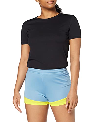 Kempa Damskie spodnie EMOTION 2.0 SHORTS WOMEN spodnie, dove niebieski/limonkowy, XL
