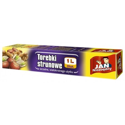 Jan Niezbędny Sarantis Torebki Strunowe 1l 20szt ZZAJAN080