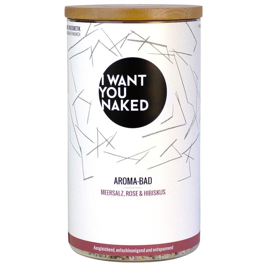 I want you naked I want you naked Aroma Bath Rose and Hibiscus Aromatyczna kąpiel - róża i hibiscus 620 g