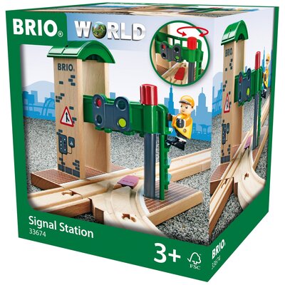 Brio Sygnalizacja kolejowa ze zwrotnicą BRK33674