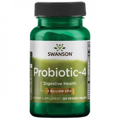SWANSON Probiotyk 4 szczepy bakterii 60 kaps.