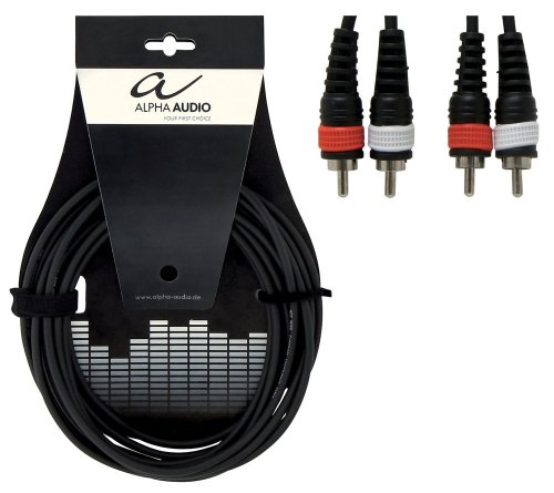 Alpha Audio Alpha audio 190190 Basic Line kabel cinch (1,5 m, 2 X cinch/2 X cinch) 190190