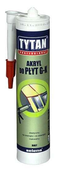 Tytan Akryl do płyt g-k Professional 310 ml AKT-GK-BI-031