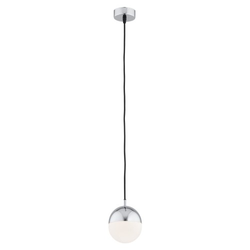 Argon Lampa wisząca LIVIA IP22 biało-srebrna E14