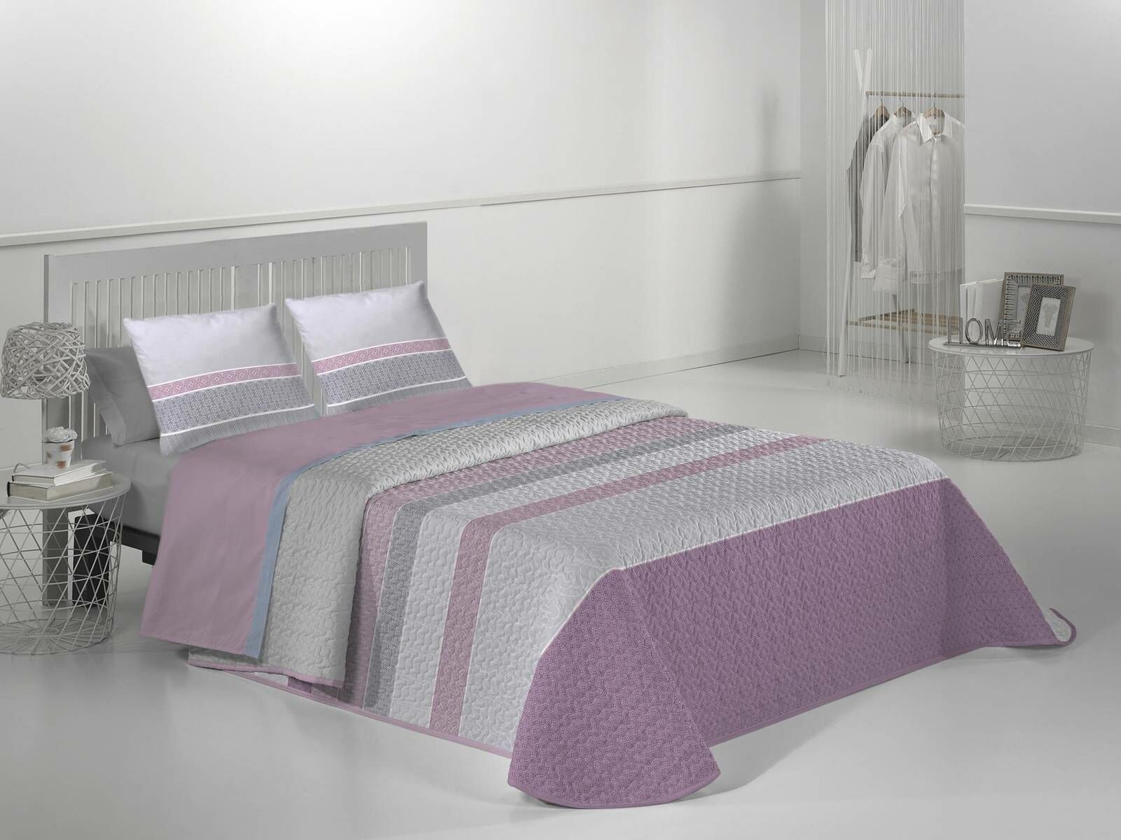 JVR Tejidos Narzuta Coral Malva