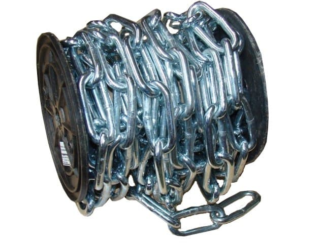 ŁAŃCUCH DŁUGI D-2 6MM OCYNK METR