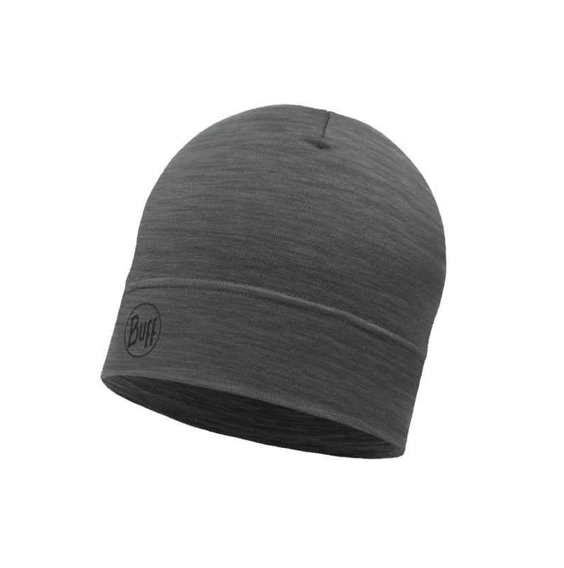 Czapka wełniana Buff Lightweight Merino Wool Hat Solid Grey