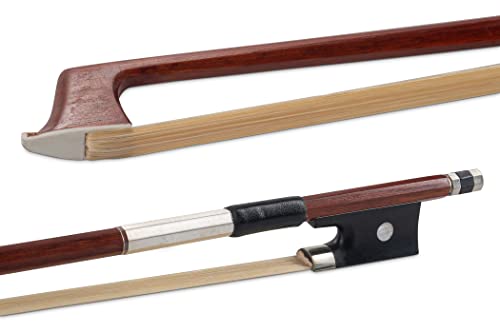 Gewa Violinbogen Massaranduba Schüler 3/4 Ebenholzfrosch, kantige Stange