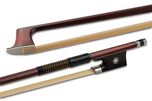Gewa Violinbogen Massaranduba 1/2 Naturhaar, Ebenholzfrosch mit Schübchen