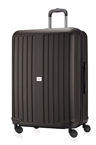 HAUPTSTADTKOFFER - X-Berg - Bagaż podręczny Walizka pokładowa na laptopa Torba kabinowa z twardą stroną, 4 koła, TSA, 55 cm, 42 litry, ciemnoniebieski matowy, Mata grafitowa, 75 cm, Walizki