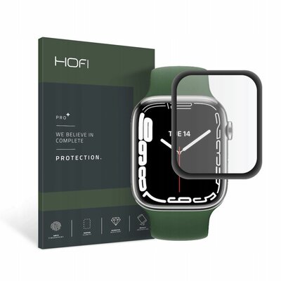 Hofi Szkło hybrydowe Hybrid Pro+ do Apple Watch 7 41mm) Czarny